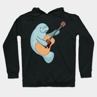 Guitar Manatee Hoodie